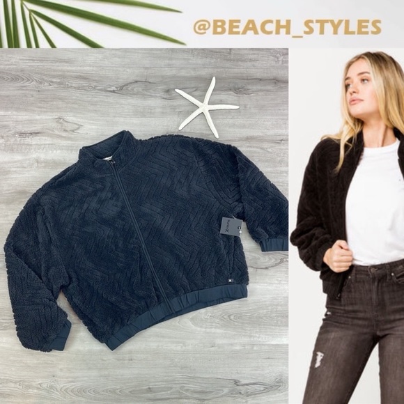 Hurley Sweaters - 🔆HURLEY🔆 SHERPA JACKET ZIP UP SWEATER